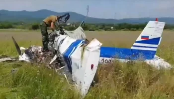 Легкомоторный самолет ЗЛИН-142 потерпел крушение в районе аэродрома Новонежино